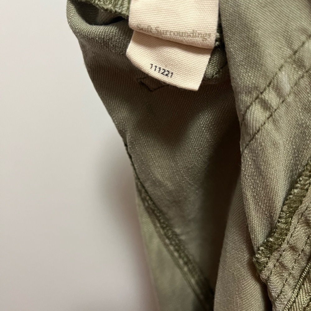 Soft Surroundings Olive Green Linen Blend Pants Women’s Size 8 - Picture 11 of 11